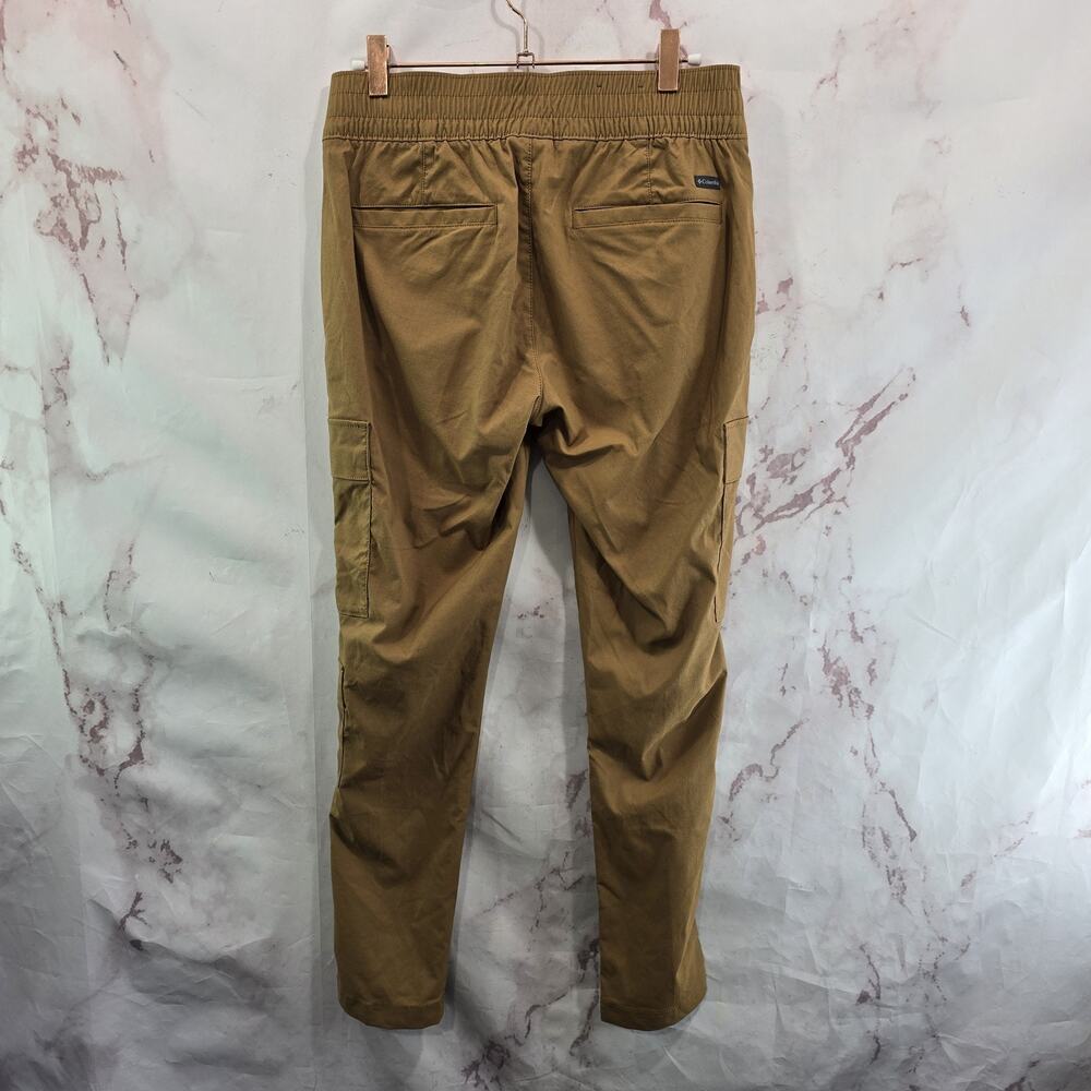 Columbia Pants Womens 4 X 27 Brown Nylon Hiking Firwood Cargo Stretch